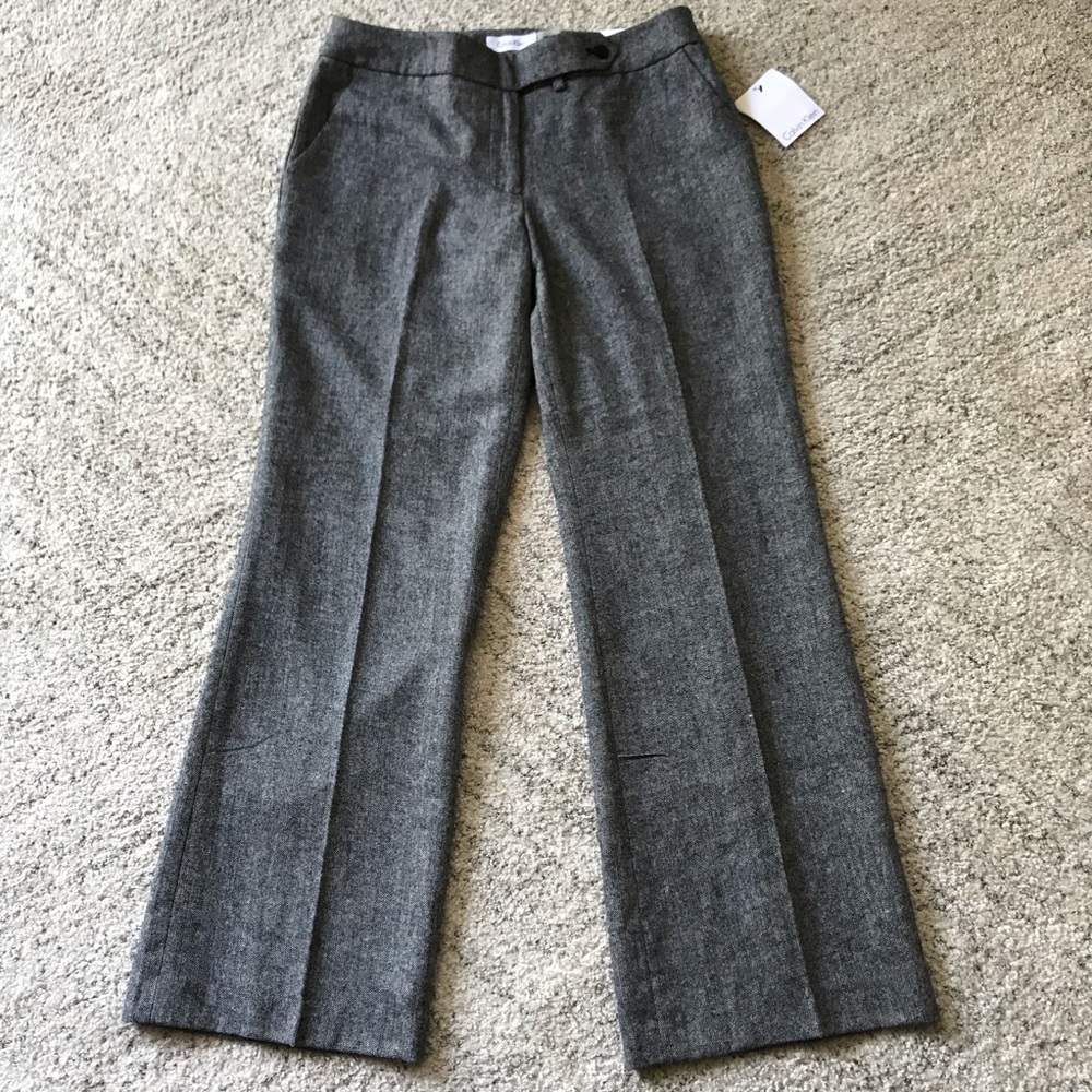 NWOT! Calvin Klein Classic Fit Wool Blend Pants